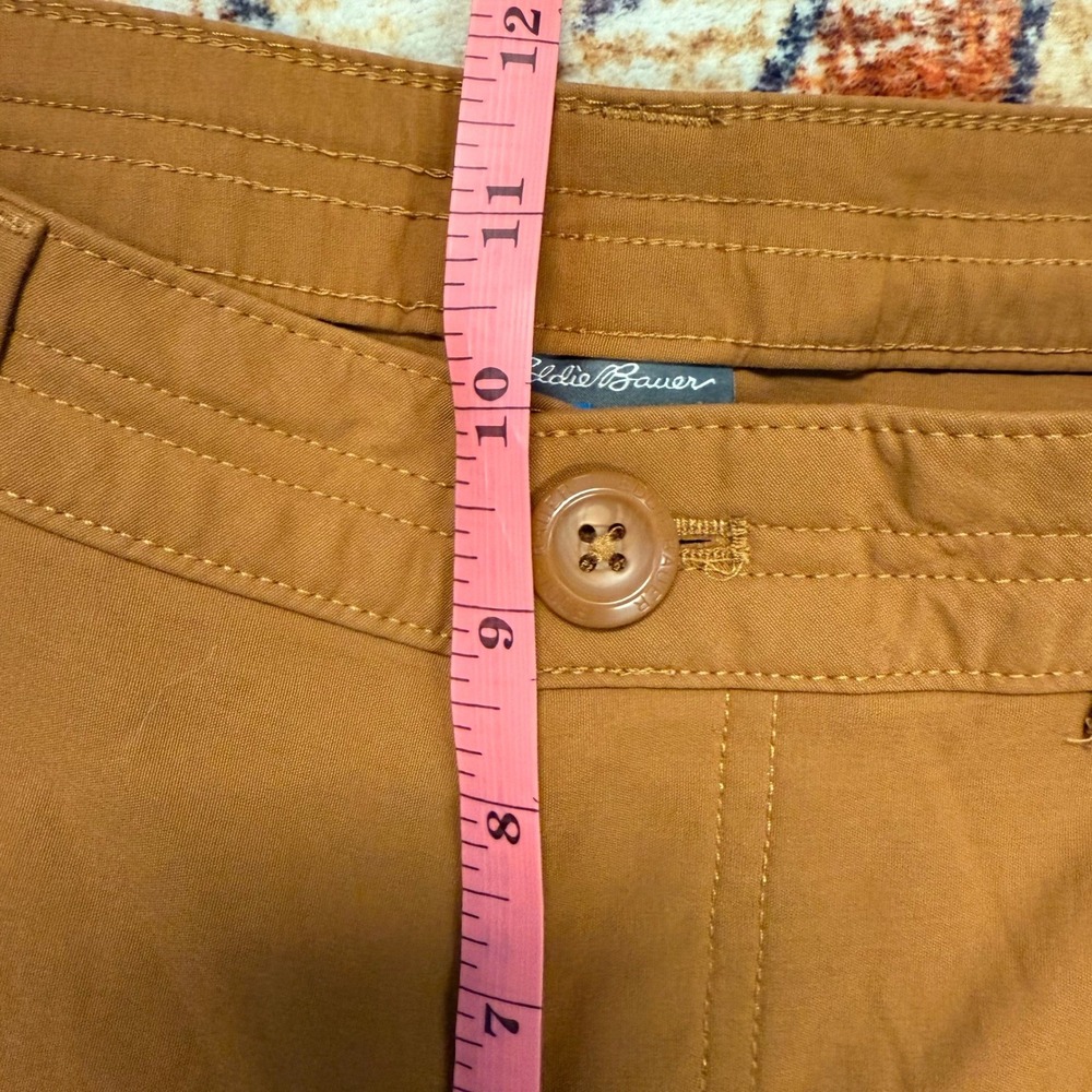 Eddie‎ Bauer Women's Cargo Hiking Pants Size 10 Nylon Spandex Blend Zip Pockets - Picture 10 of 11